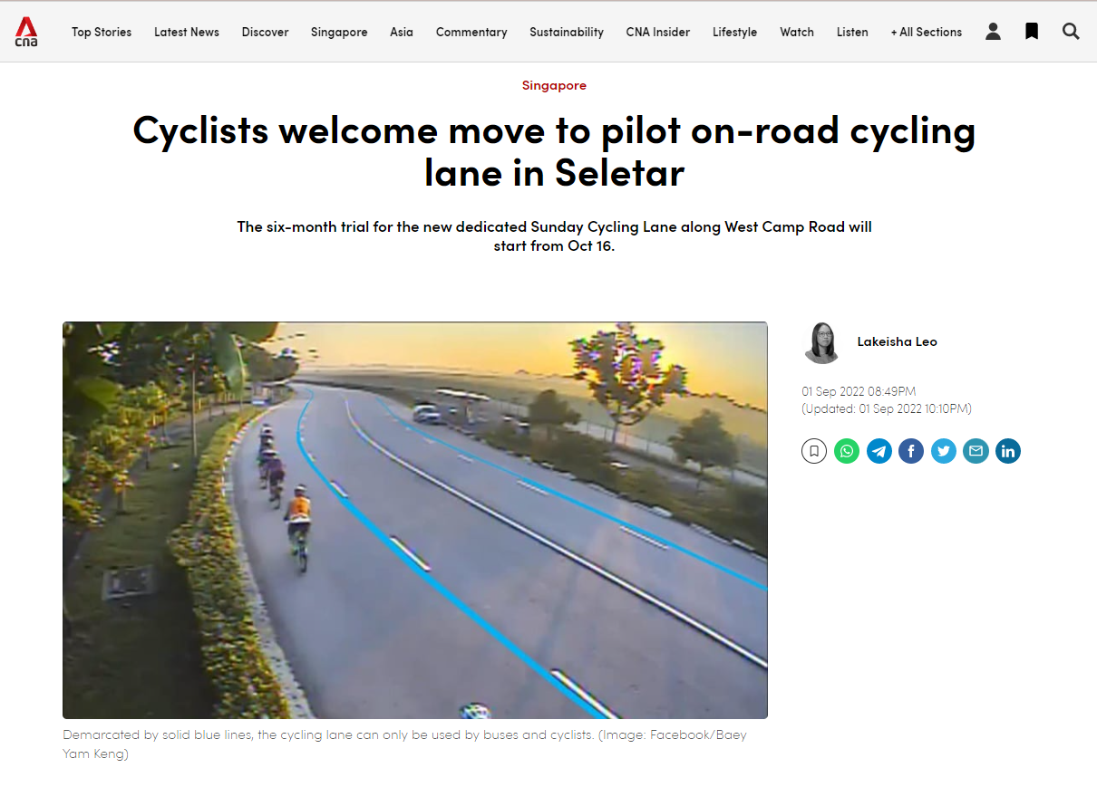 cna dr hing siong chen cycling lane