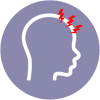 icon for headaches giddiness or dizziness to video consult or telemedicine with doctors using healthway medical app